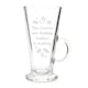 image 1 of Personalised Autumn Latte Glass Clear