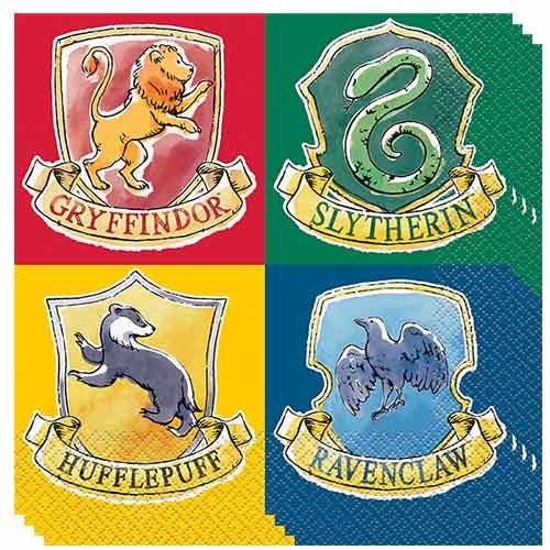 Harry Potter Luncheon Napkins 33cm 2Ply - Pack of 16