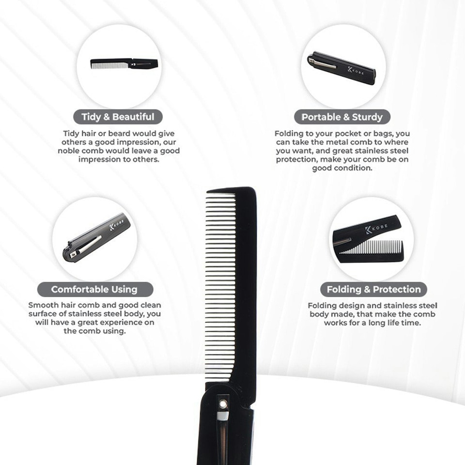 image 1 of Kobe Pro Pocket Grooming Comb