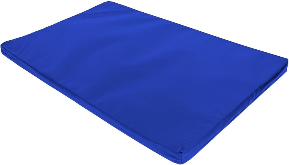 image 1 of Actiaspet Heavy Duty Waterproof Dog Crate Bed with Hard Wearing 1000D Polyester Faux Leather Outer (Blue, XX Large)
