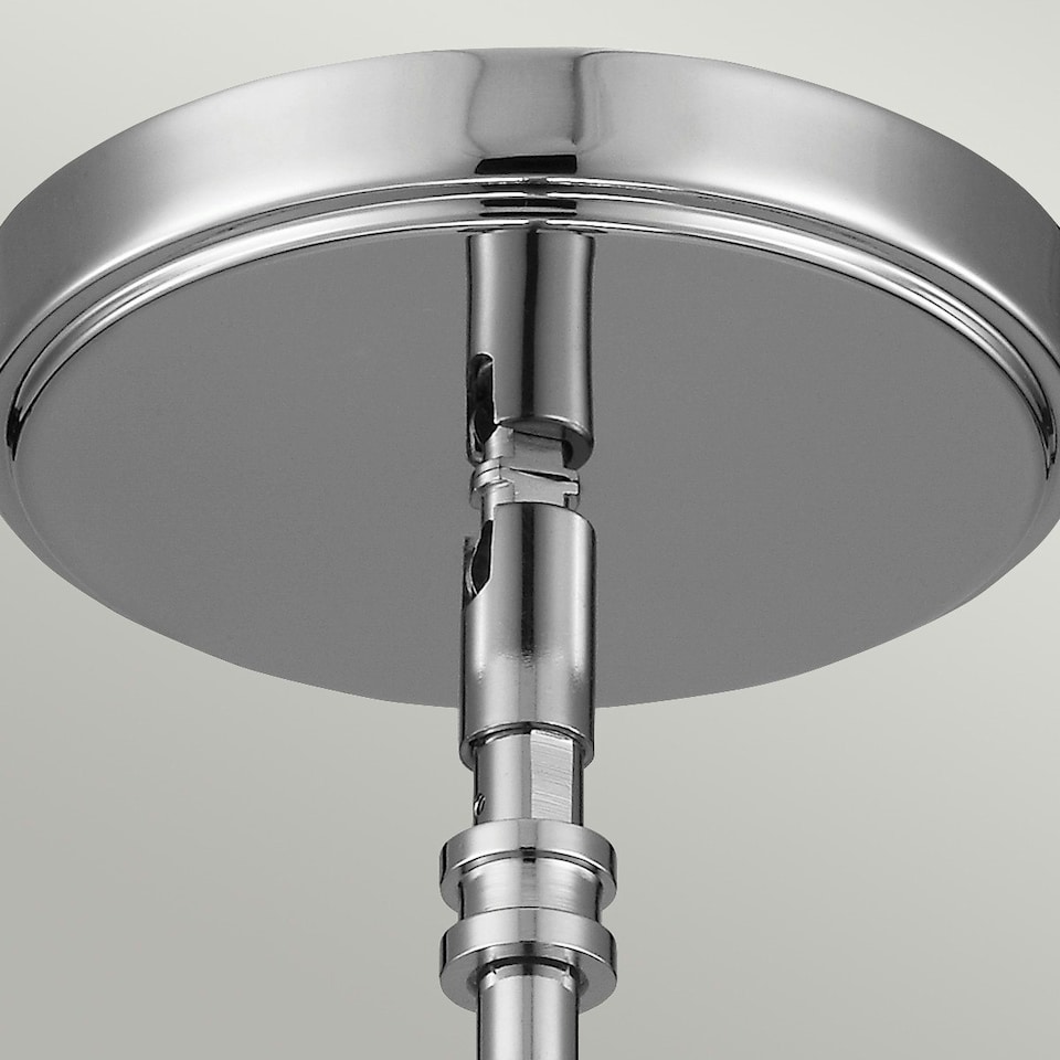 image 1 of Payne 1 Light Mini Ceiling Pendant Light Polished Chrome IP44, G9