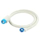 image 1 of SPARES2GO Safety Inlet Hose Washing Machine Dishwasher Water Fill Leak Protection Stop Valve Pipe (1.5m Length, 3/4" Connections)