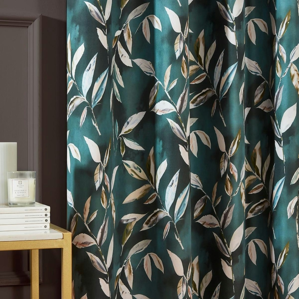 image 1 of Sundour Madrid Curtains Bottle Green Green | 46x72"