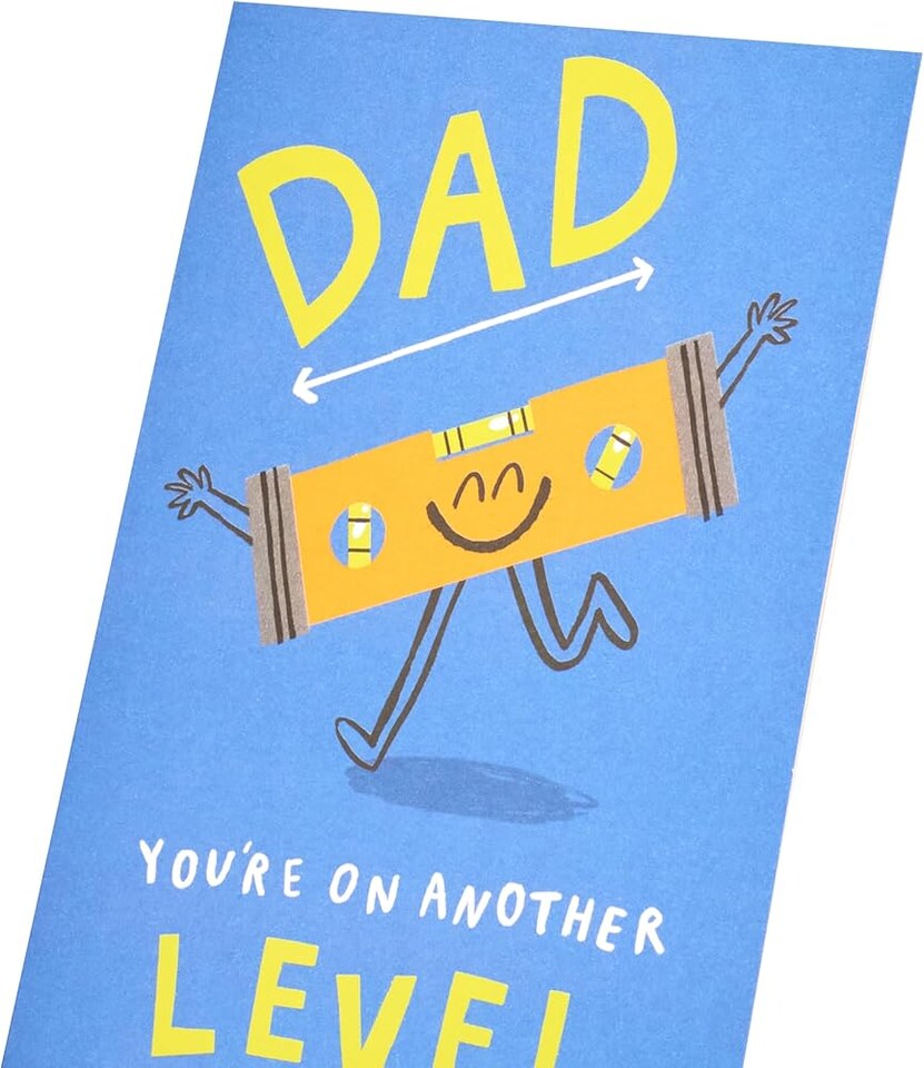 image 1 of Spirit Level Design Dad Father's Day Card