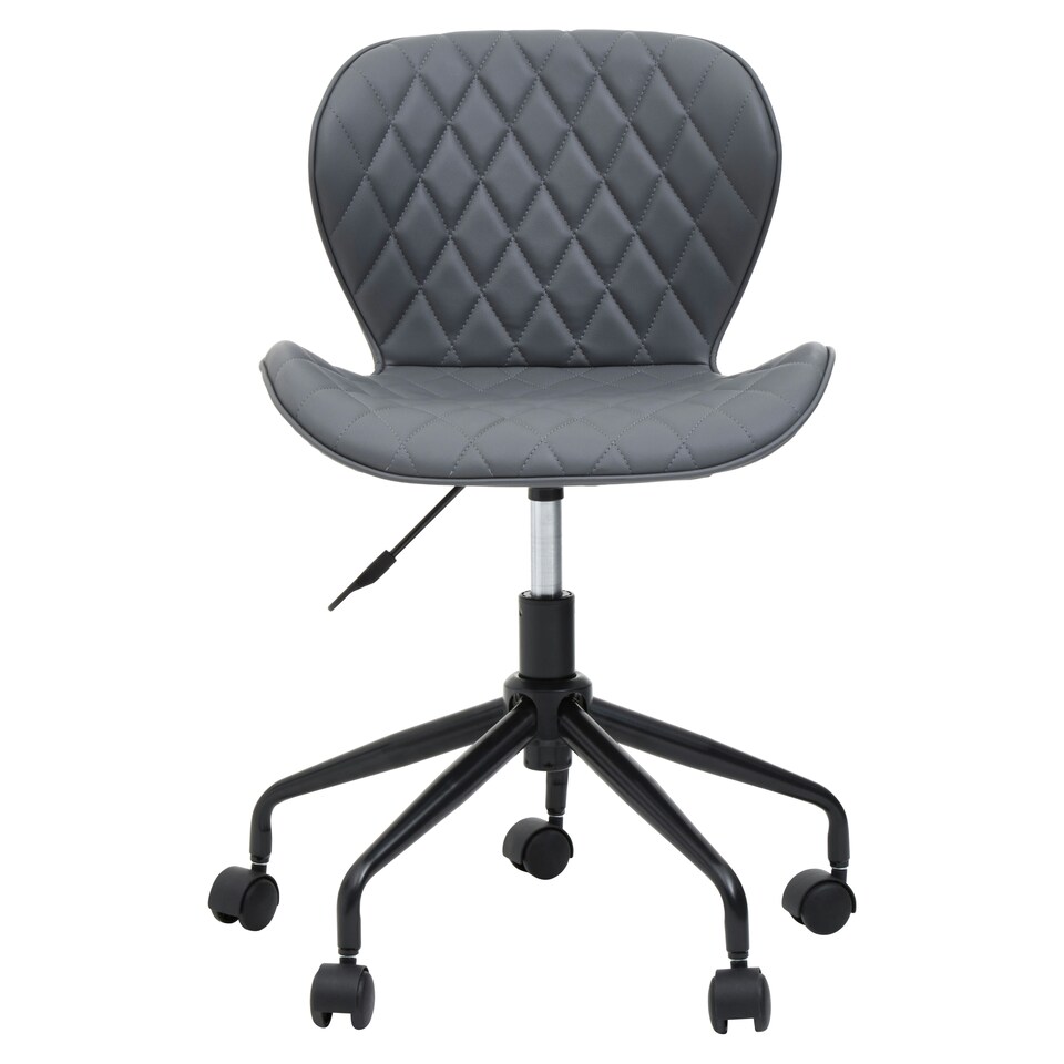 image 1 of Interiors by Premier Brent Grey And Black Home Office Chair