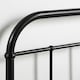 image 4 of Aldbury Modern Traditional Style Black Metal Bed Frame (Small Double) | Black | Black | Small Double