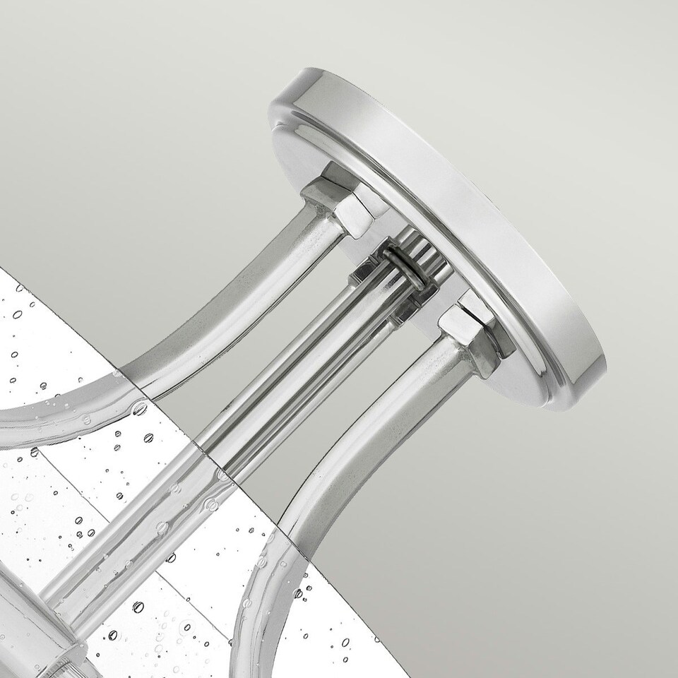 image 1 of Quoizel Hollister Bowl Semi Flush Ceiling Light Polished Nickel