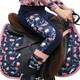 image 2 of Little Rider Pony Passion Horse Saddlepad - Blush/Navy - Pony/Cob
