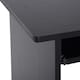 image 8 of HOMCOM Compact Small Computer Table Wooden Desk Keyboard Tray Storage Black