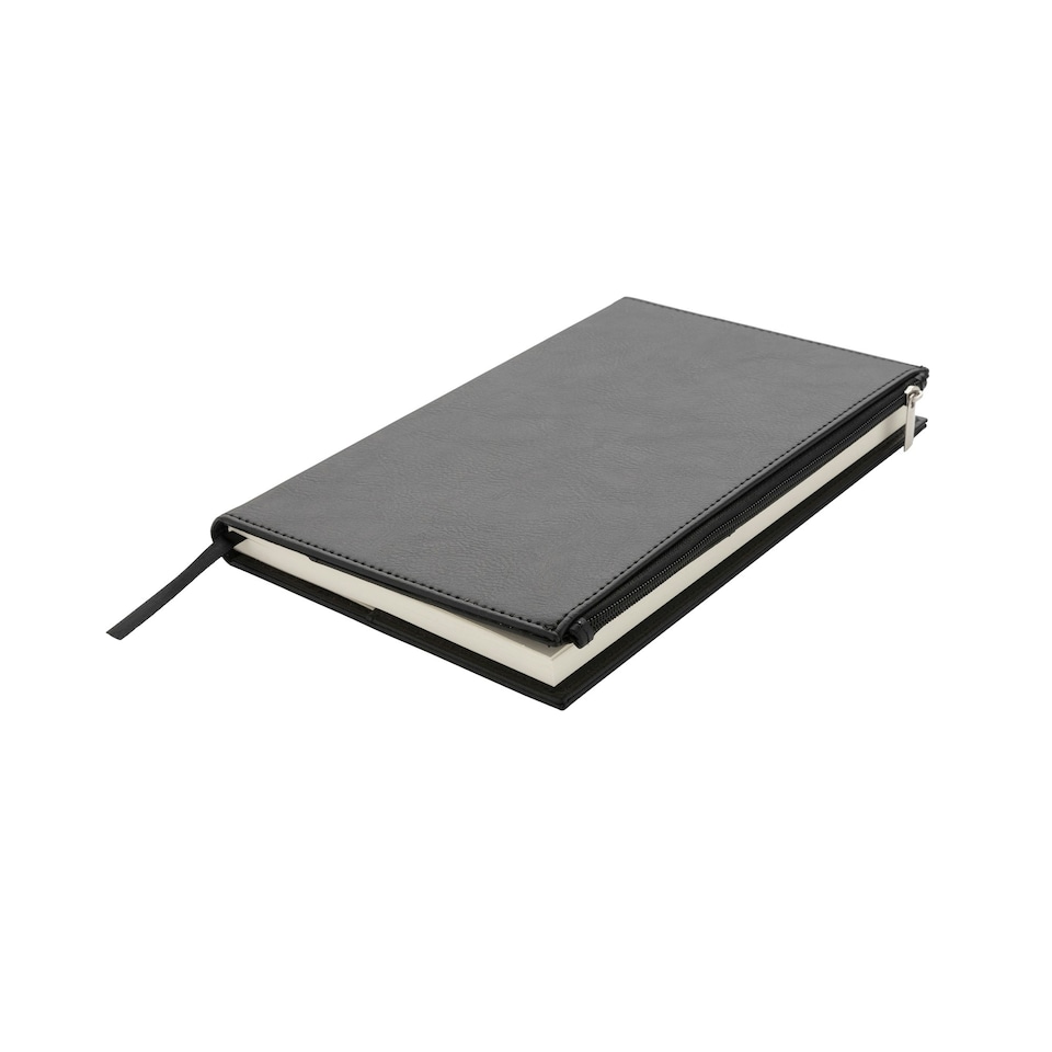 image 1 of Swiss Peak PU A5 Notebook - Black - One Size