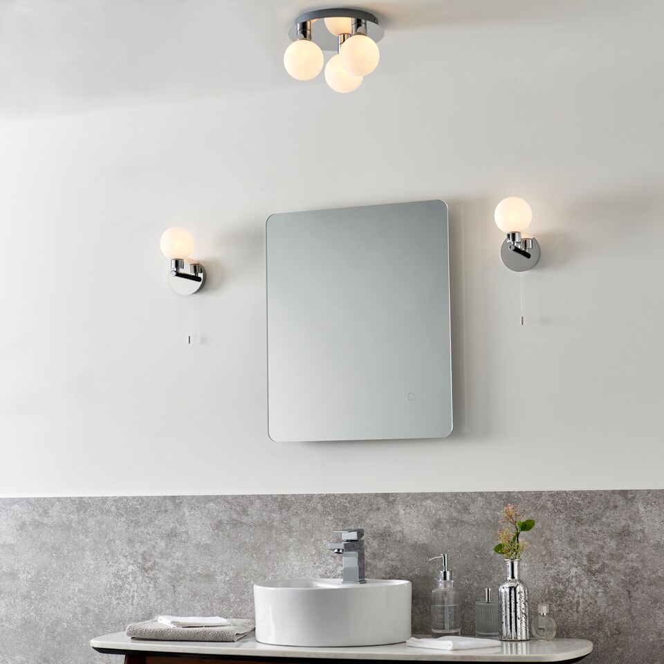 image 1 of Tago 3 Light Semi Flush Ceiling Light