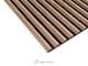 image 8 of Fuse Acoustic Wooden Reeded Wall Panel in Walnut Effect, 2.4m x 0.6m