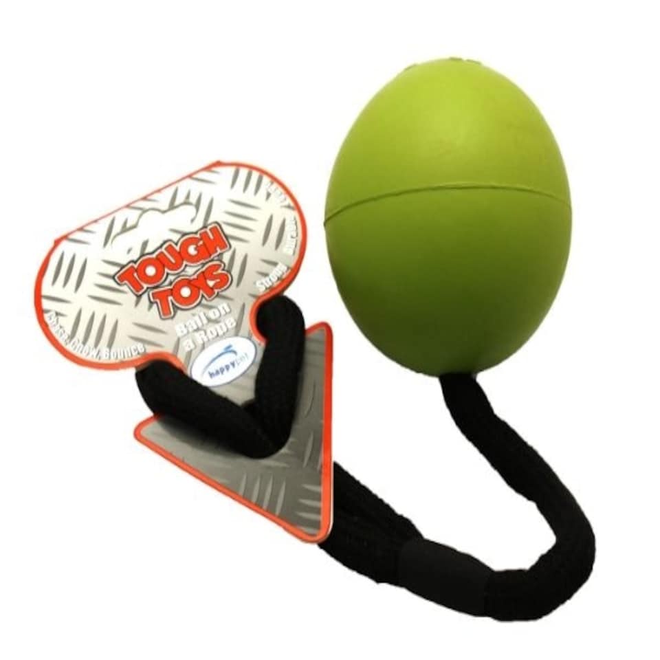Happy Pet Tough Toy Rope Ball 8cm (3")