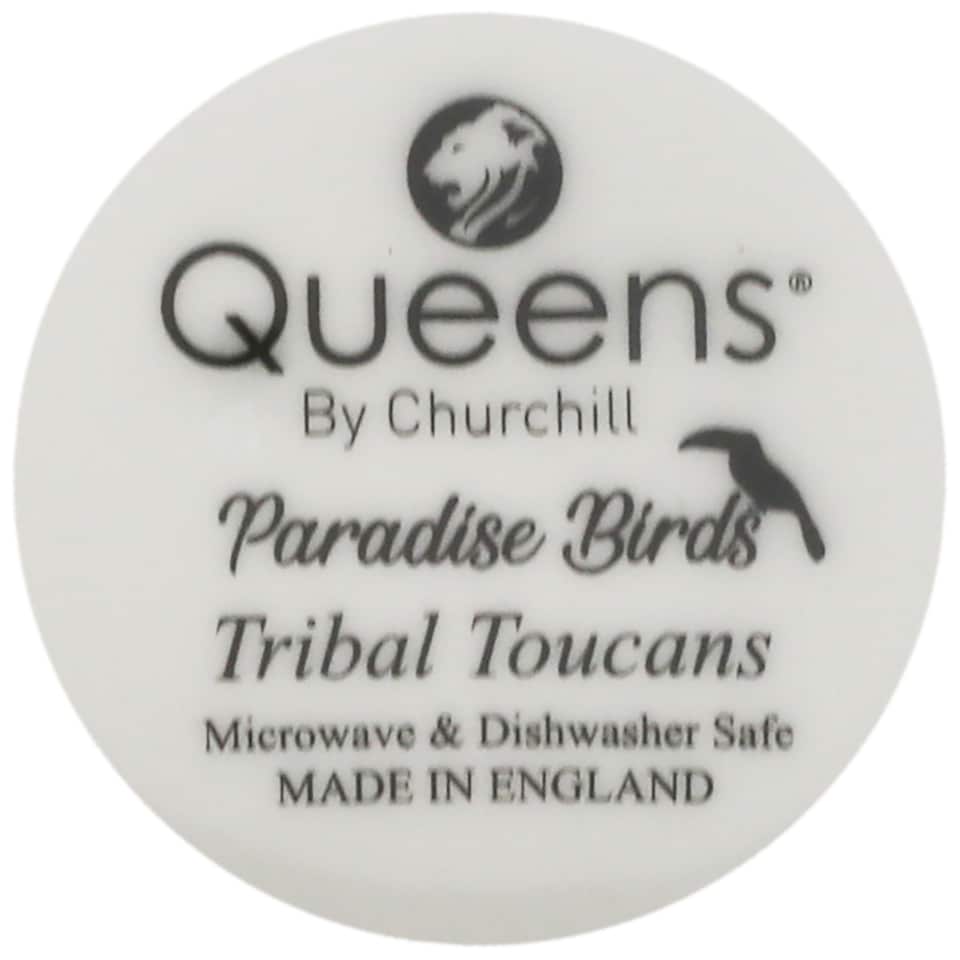 image 1 of Queens Paradise Birds Toucan Fine China 400ml Oak Mug