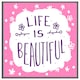 image 3 of Life is beautiful (Picture Frame) Brown | M