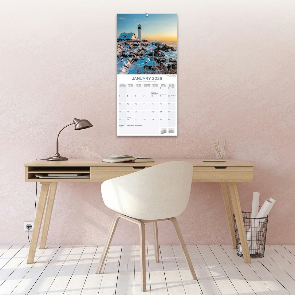image 1 of Seasons 2026 Calendar | Square Wall Calendar | Travel & Nature Gift | Plastic Free Packaging | by Avonside Publishing