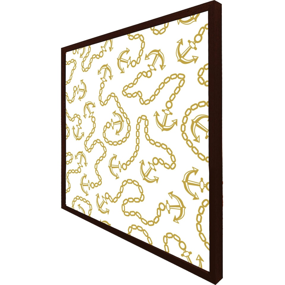 image 1 of Anchor & chains (Picture Frame) Black | XS