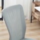 image 7 of Vinsetto Office Chair, Armless Desk Chair, Adjustable Computer Swivel Chair with Rolling Wheels and Mesh Back for Home Work Study, Grey