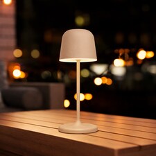 EGLO Mannera - S Portable LED Table Light Sandy-Coloured | White