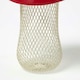 image 4 of Homescapes Red Mushroom Hanging Bird Feeder