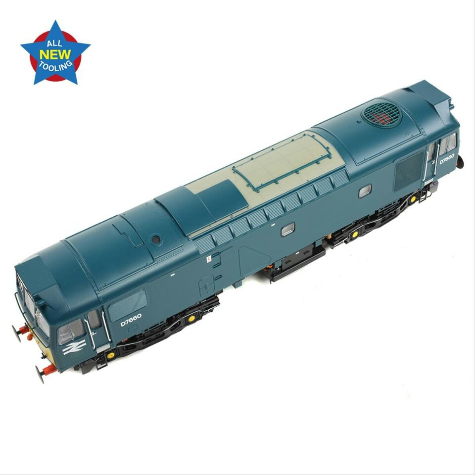 image 1 of Bachmann Class 25/3 D7660 BR Blue Small Yellow Panels