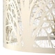 image 3 of Unique and Beautiful Brushed Gold Metal Forest Design Ceiling Pendant Shade | Gold | Gold | 1
