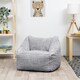 image 3 of icon Kids Teddy Bear Armchair Bean Bag Grey Childrens Bean Bags Grey | Gr