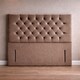 image 3 of Floorstanding Headboard Mink Plush Chesterfield 6FT Superking  54inch High