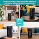image 8 of Abode ACTH2005 Electric Heater 2000W Ceramic Tower Heater Digital Black
