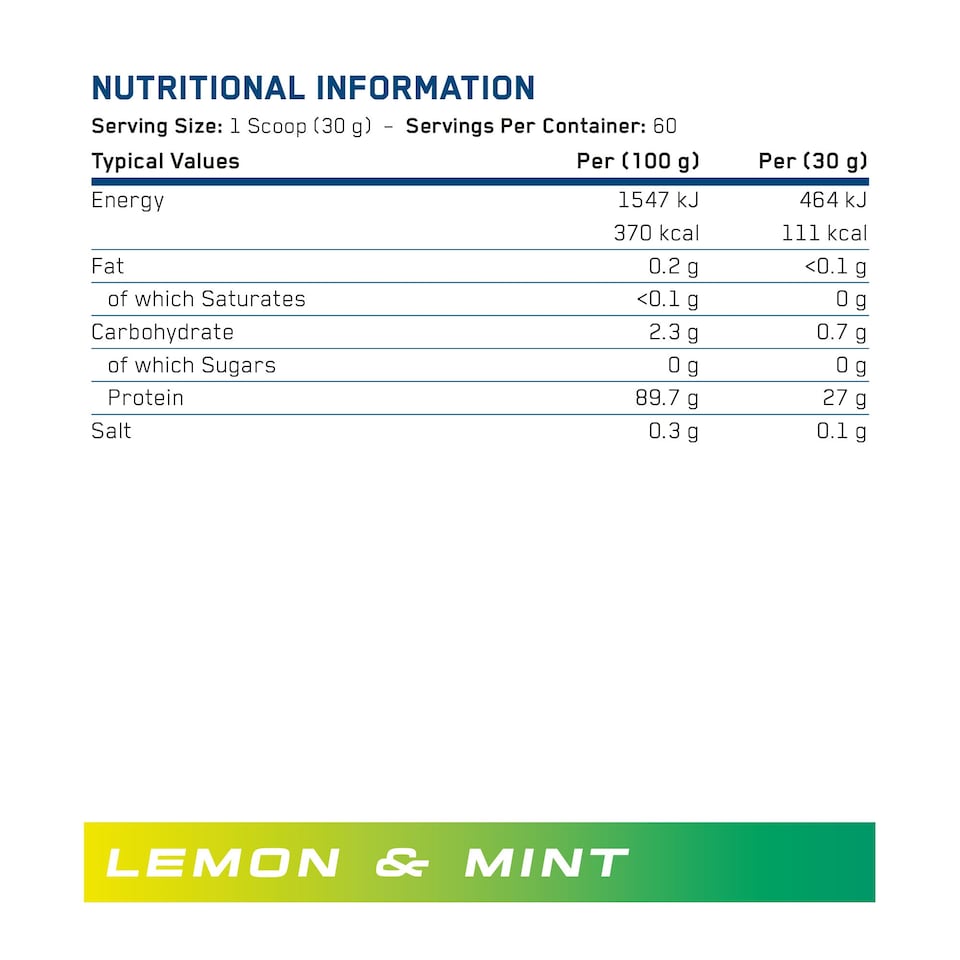 image 1 of Applied Nutrition Beef-XP Clear Protein Isolate Powder - Lemon & Mint - 60 Servings