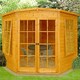 image 3 of Hampton High Spec Shiplap Summerhouse Garden Sun Room Approx 10 x 10 Feet Brown