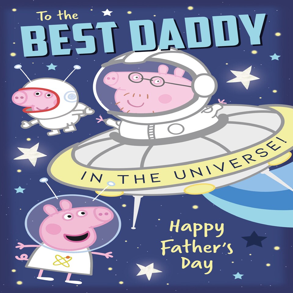 image 1 of Peppa Pig 'Best Daddy' Father's Day Card