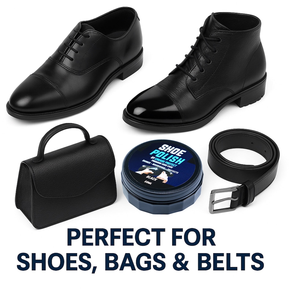image 1 of Shoe Polish - Premium Leather Polish - Black