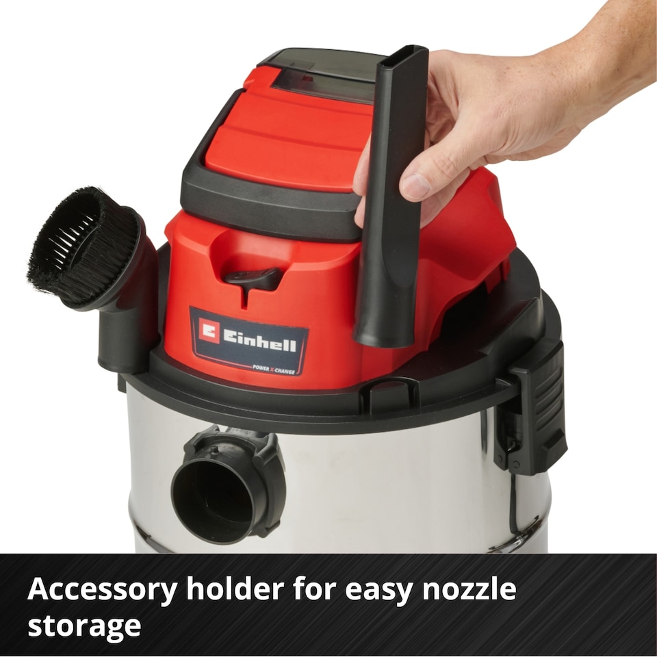 image 1 of Einhell Cordless Wet And Dry Vacuum Cleaner 18V TC-VC 18/20 Li S PXC - Body Only