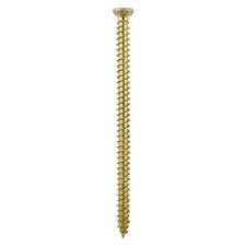 Timco - Concrete Screws - TX - Flat Countersunk - Yellow (Size 7.5 x 50 - 100 Pieces)