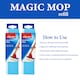 image 8 of Vileda Magic Mop Refill 3 Action Sponge Head Absorbent Foam Non Scratch Cleaning Mop Head Replacement Easy Pack of 2