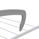 image 2 of JVL Over Door Radiator Clothes Drying Airer-3M, White