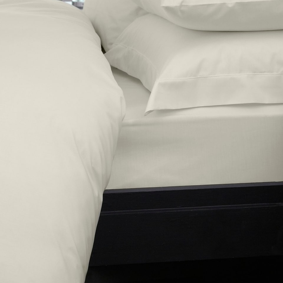 Martex Sestina 100% Cotton Fitted Sheet Cream King Cream | King