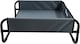 image 8 of Actiaspet Elevated Dog Bed Steel Frame Raised Pet Cot Black or Grey (Grey, Medium)