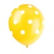 image 1 of Pack of 6 Sunflower Yellow Dots 12" Latex Balloons
