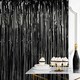 image 4 of Black Foil Door Curtain Backdrop 92cm x 244cm
