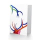 image 2 of Abstract Deer Antlers Stag Bright Modern Art Card
