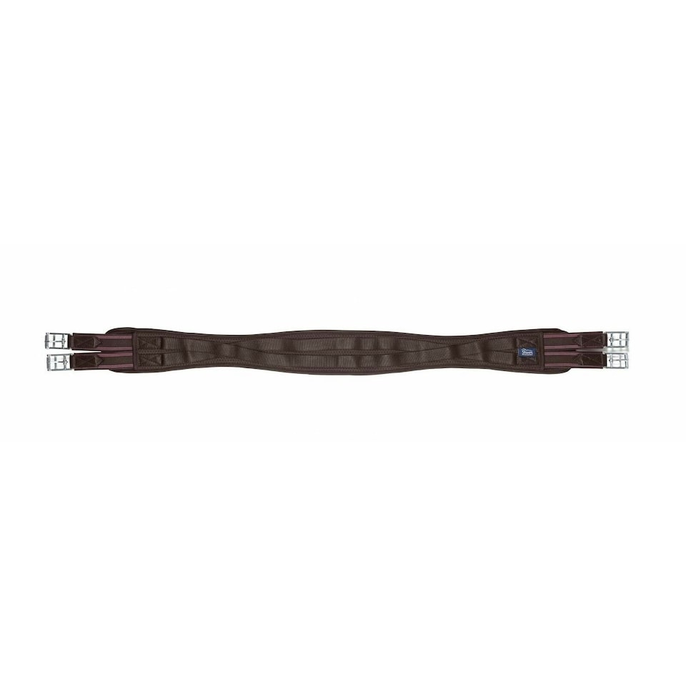 image 1 of Shires Elasticated Airflow Horse Girth - Brown - 58in