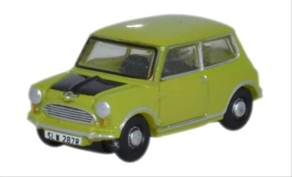 Oxford Diecast Classic Mini Lime Green