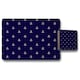 image 2 of White & Red Anchors on Navy (Placemat & Coaster Set)