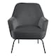 image 2 of Melissa Lounge Chair in Dark Grey