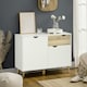 image 2 of HOMCOM Free Standing Sideboard Storage Cabinet, Accent Cupboard with Drawer