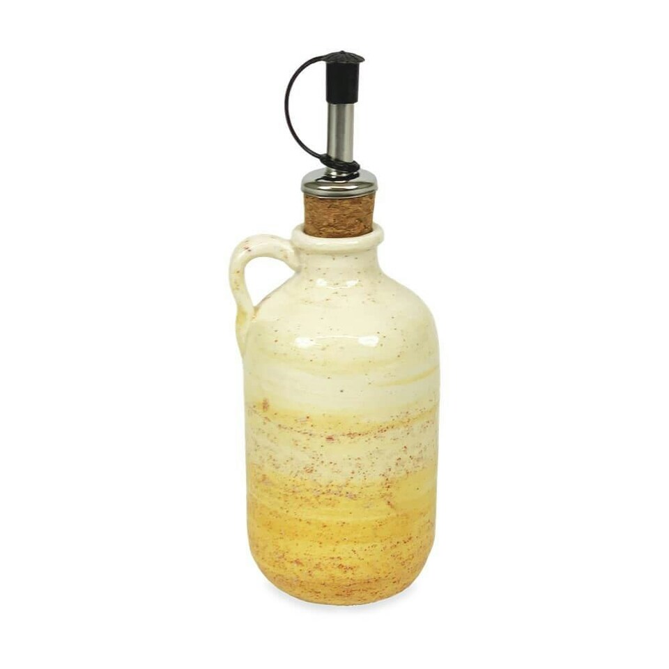 image 1 of Verano Spanish Ceramics Pastel Beach Oil Drizzler - 250ml Orange