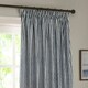 image 4 of Yard Hebden Striped Cotton Navy Pencil Pleat Curtains 229 x 137cm Multi