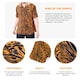 image 2 of Tiger Print Shirt Orange | 3XL